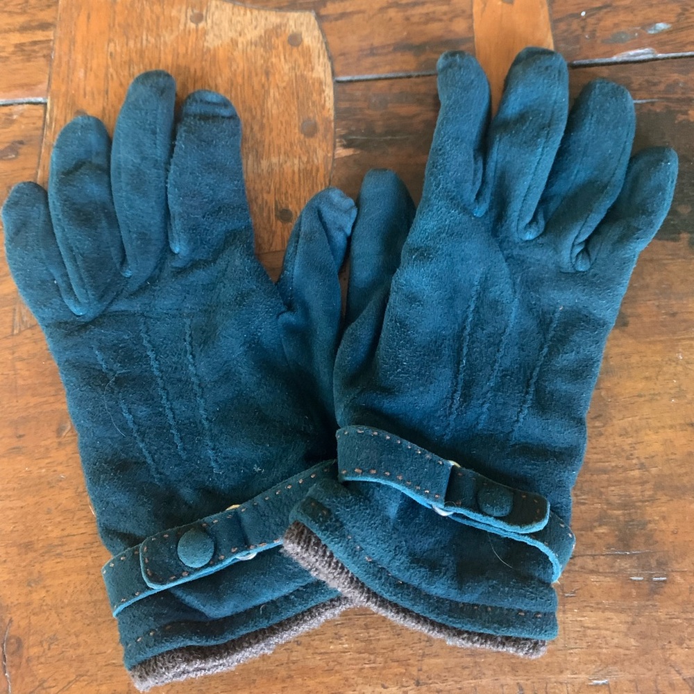 AGNELLE Vintage Suade Gloves